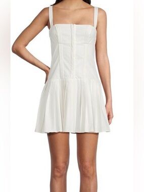 City Vibe NWT white bustier mini dress, large